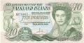 Falkland Islands 10 Pounds,  1. 9.1986